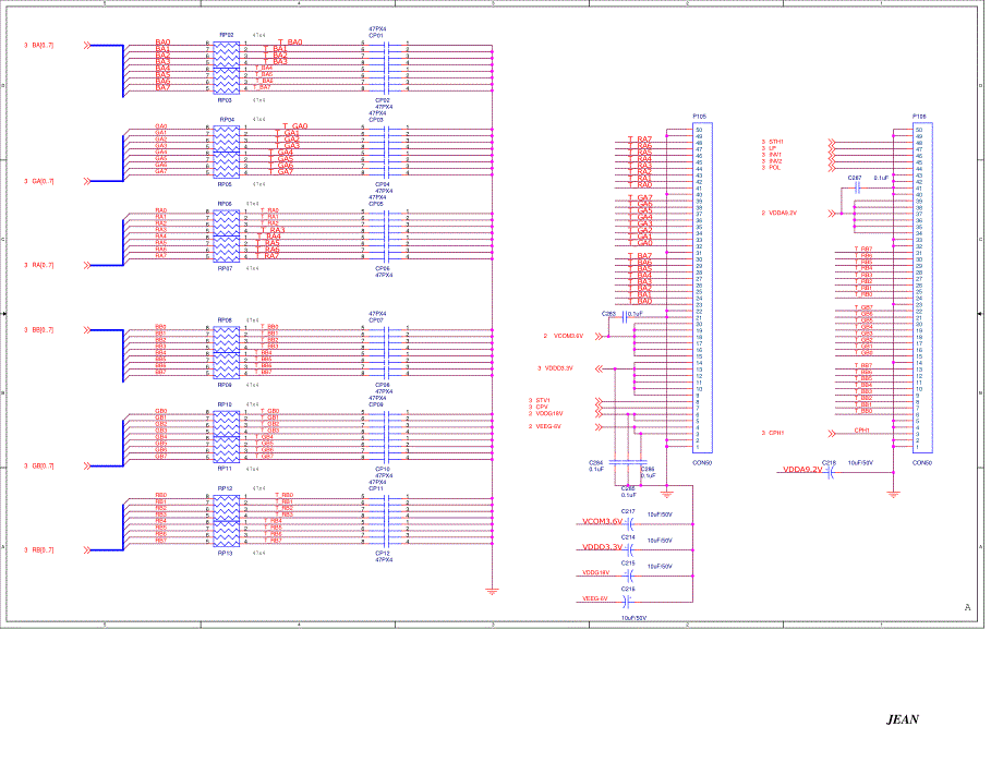 液晶显示器参考线路图_第4页