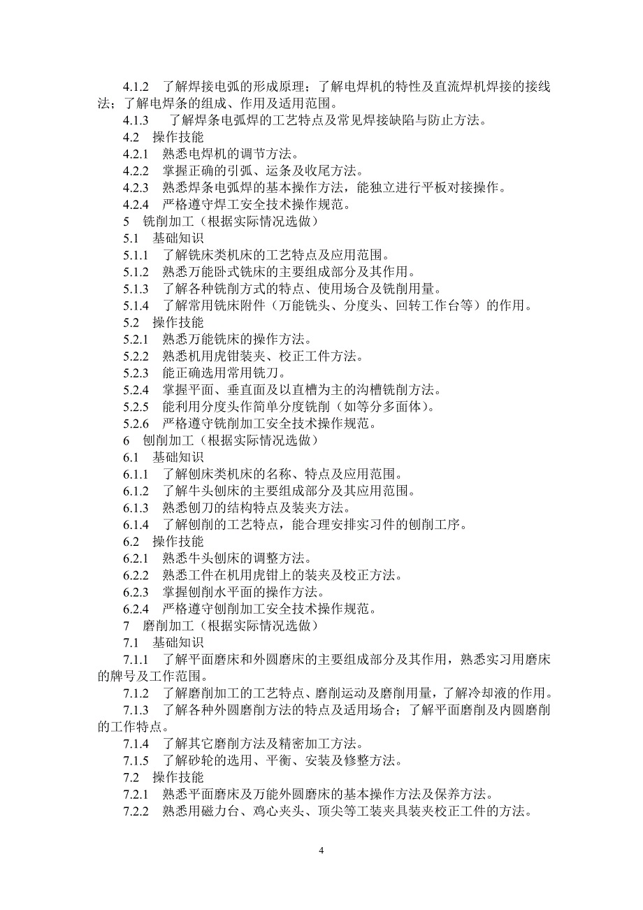 制造技术基础实习（a）(1)_第4页