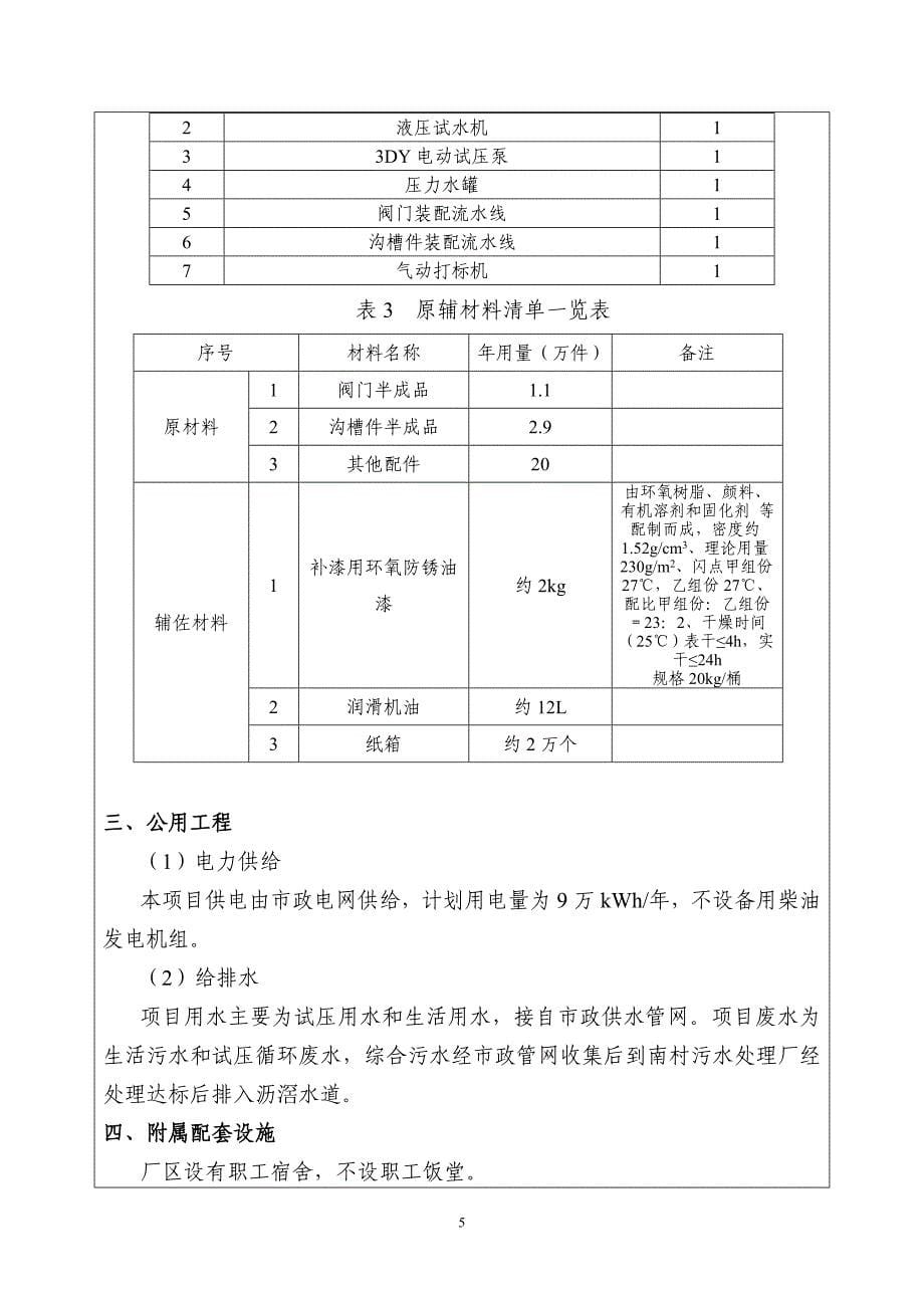 广州市越海水暖工贸有限公司阀门、沟槽配件装配建设项目建设项目环境影响报告表_第5页