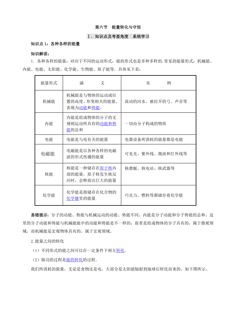 第6节能量的转化与守恒_第1页