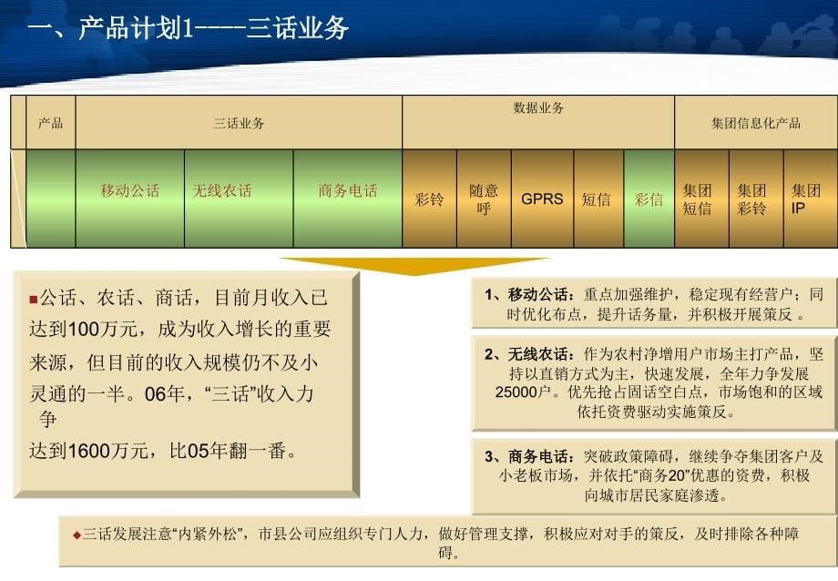 电信市场部经营服务工作要点_第5页