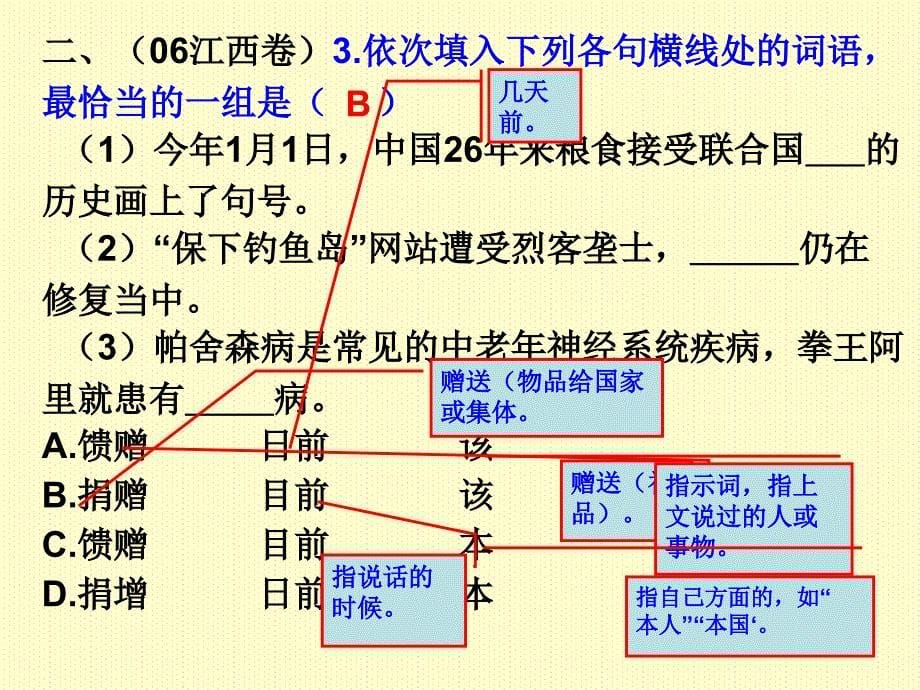 高考专题(四)正确使用词语包括熟语_第5页