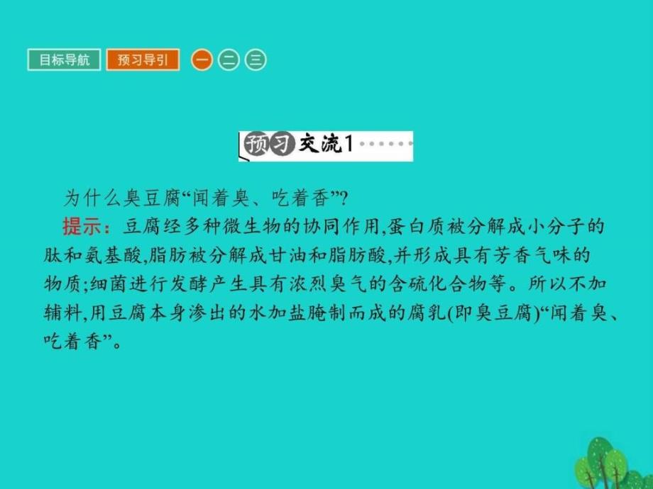 2017春高中生物专题1传统发酵技术的应用课题2腐乳的制作课件新人教版选修1资料_第4页