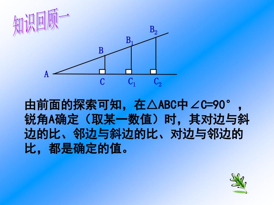 苏教版中学复习：《解直角三角形》课件_第4页