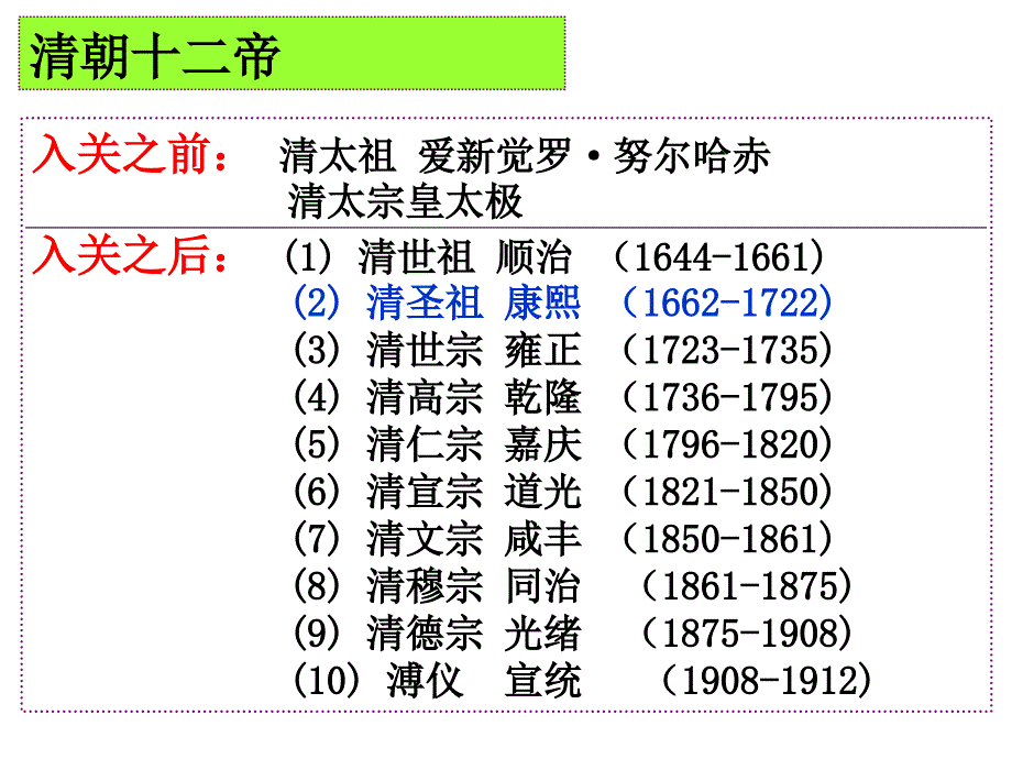 统一多民族国家的捍卫者康熙帝_第3页