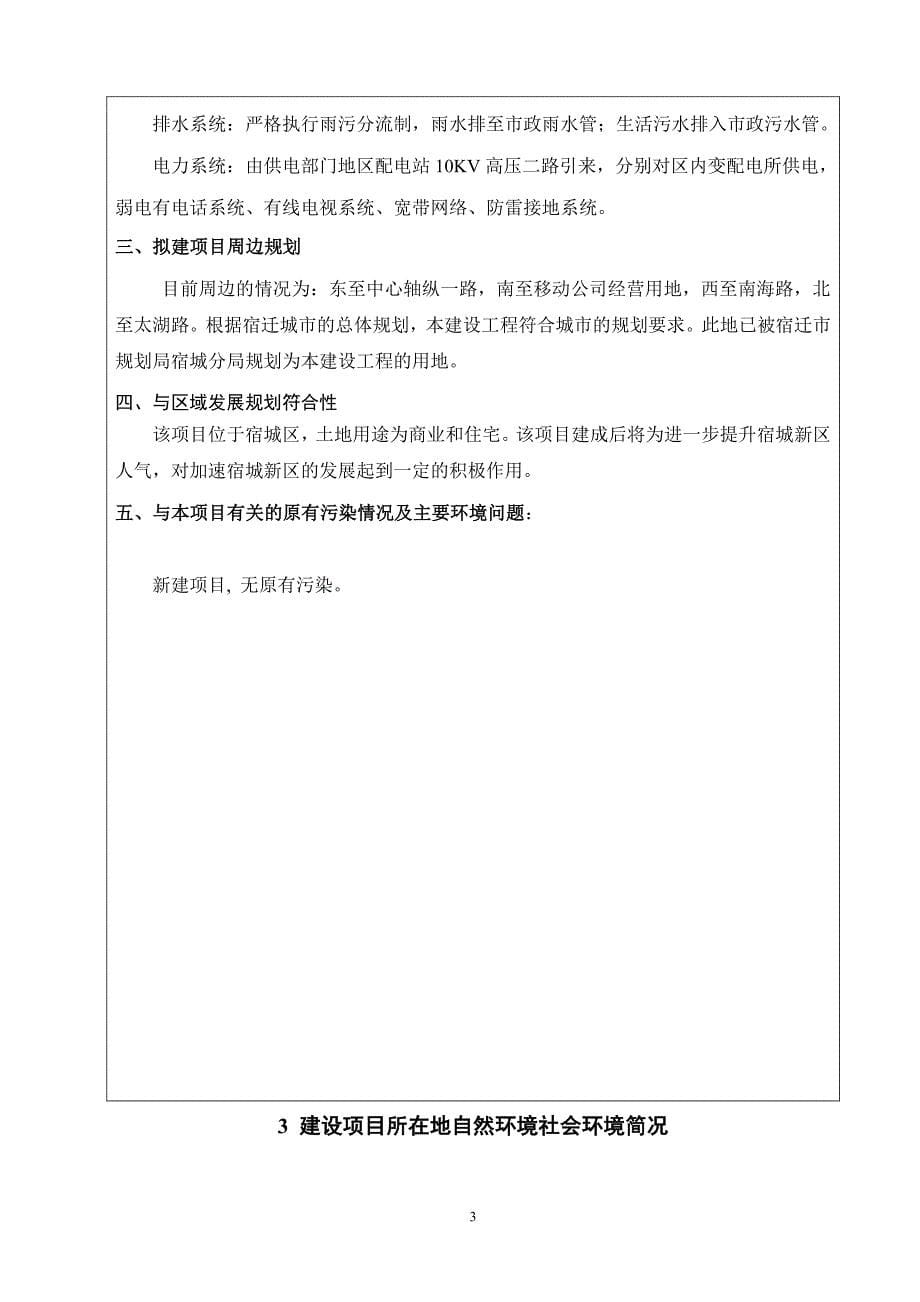 江苏同兴置业有限公司君玺国际广场项目环境影响报告表_第5页