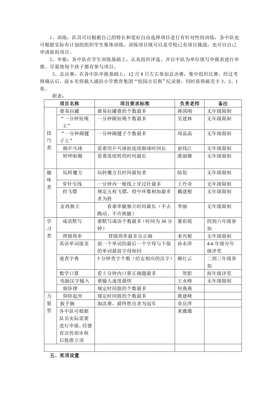 浦沿小学教育集团首届阳光节活动方案_第3页