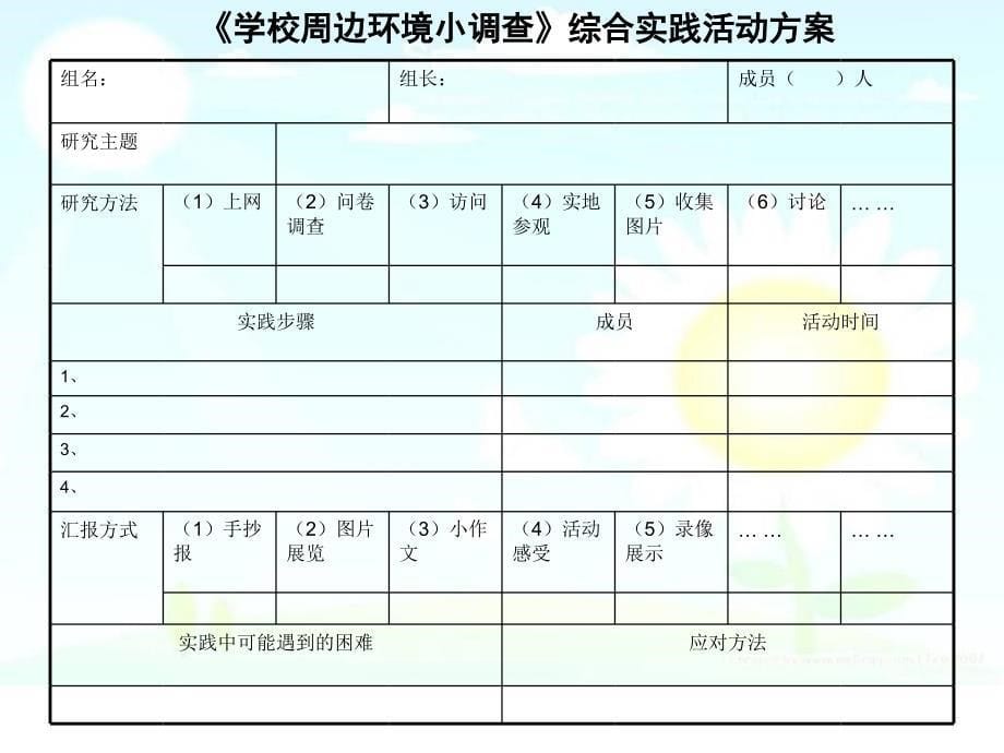 实践三年级下册学校的周围环境_第5页