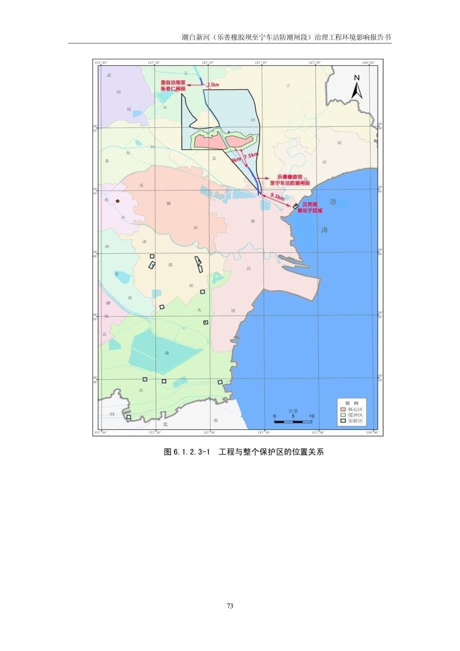 潮白新河（乐善橡胶坝至宁车沽防潮闸段）治理工程_第5页