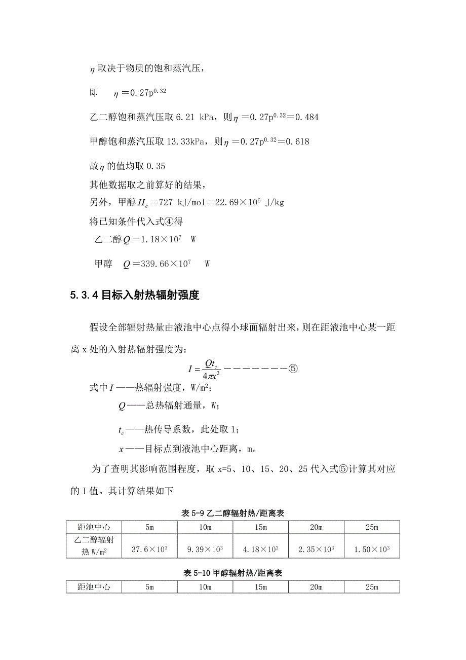 乙二醇、甲醇储罐池火灾计算法_第3页