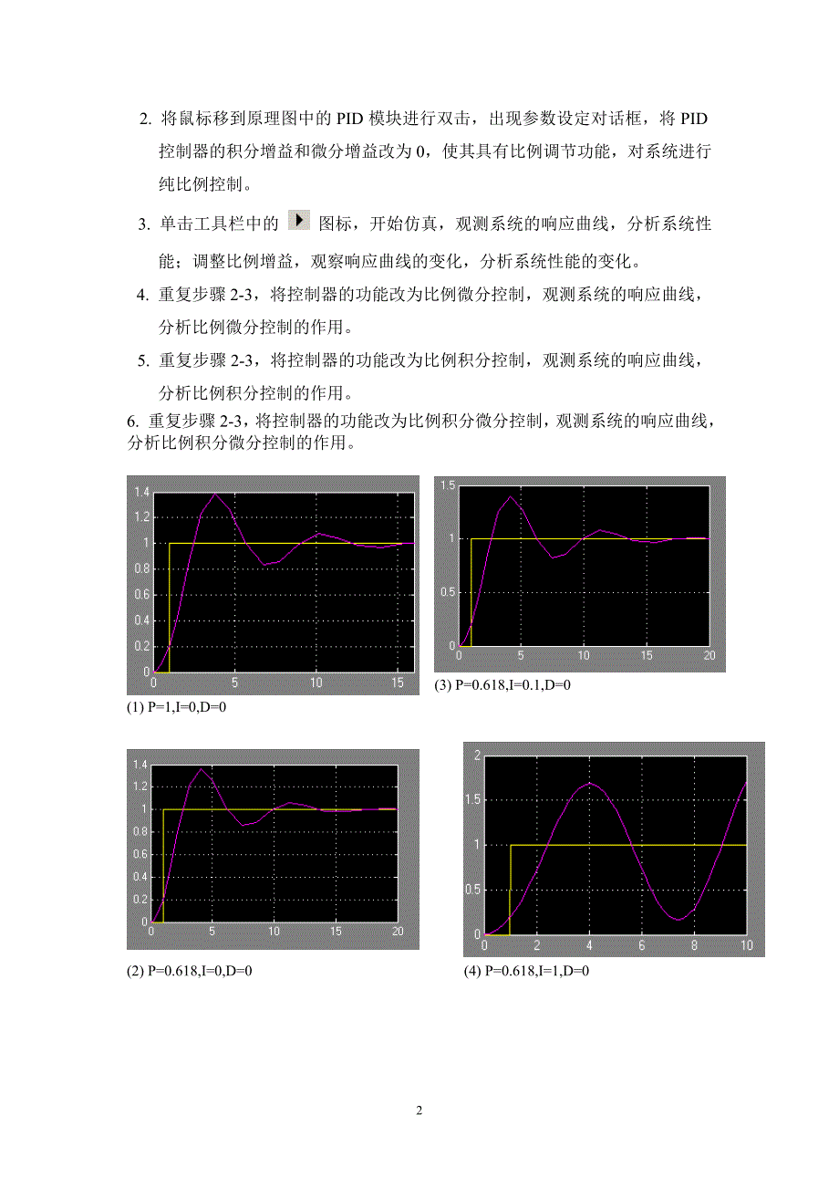 pid——调节器的作用及其参数对系统调节质量的影响_第2页