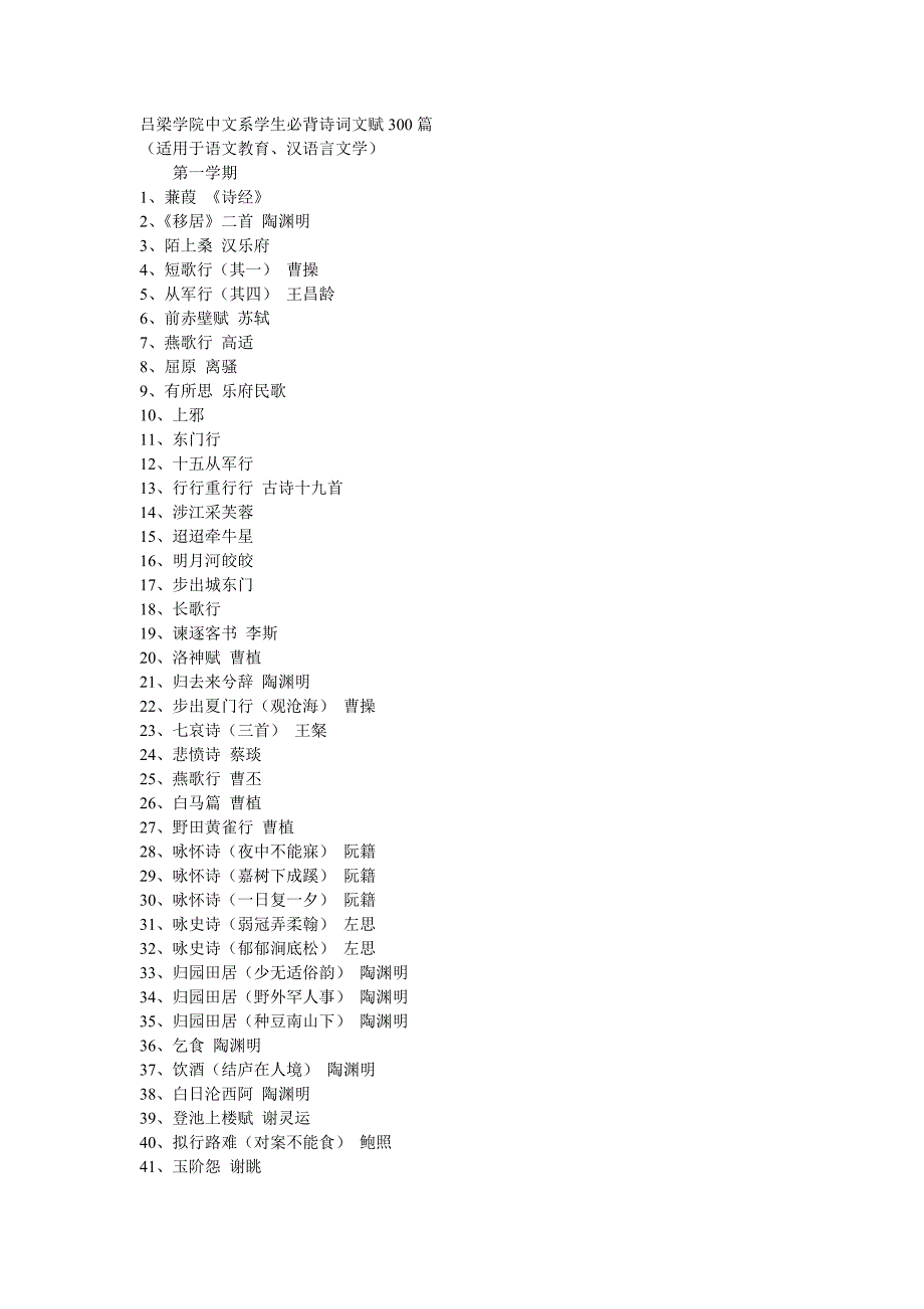 提高文学素养所需读的篇目_第1页