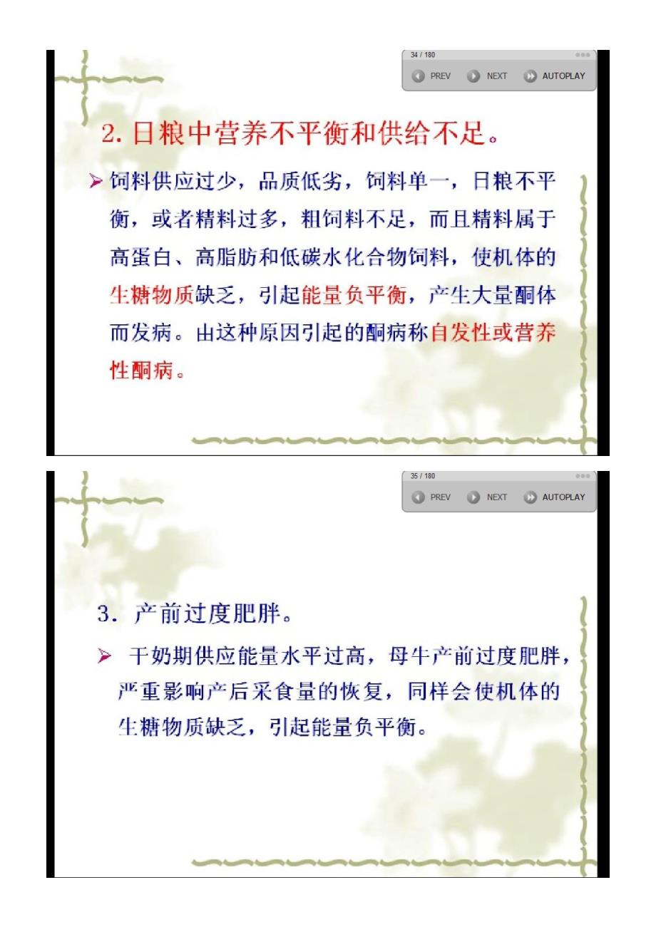 兽医内科学华中农业大学第8章营养代谢性疾病(1)糖、脂肪及蛋白质代谢障碍疾病_第4页