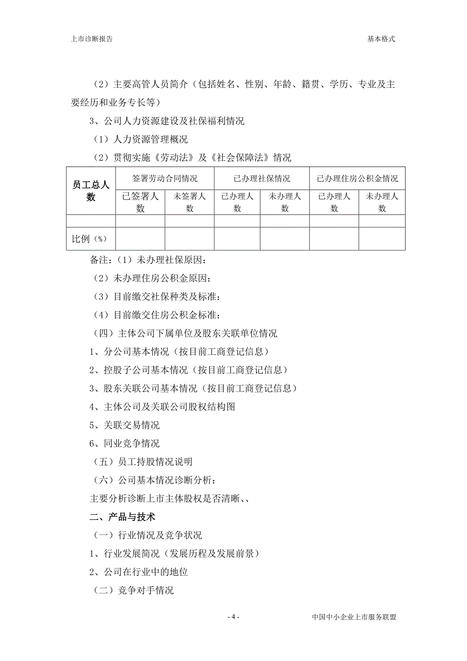 上市诊断报告基本格式_第4页