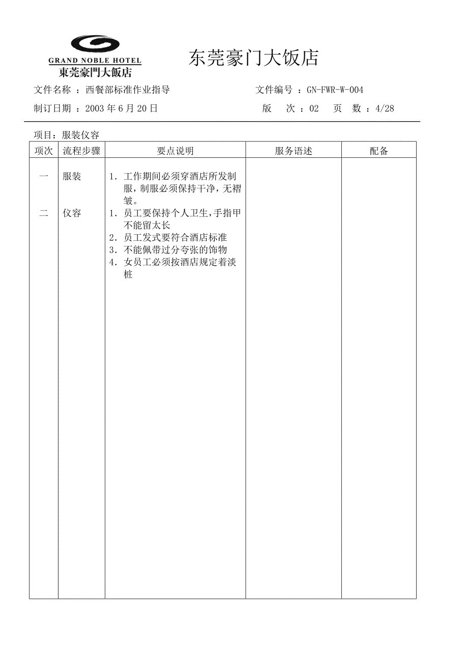 客房餐饮点餐员-004_第4页