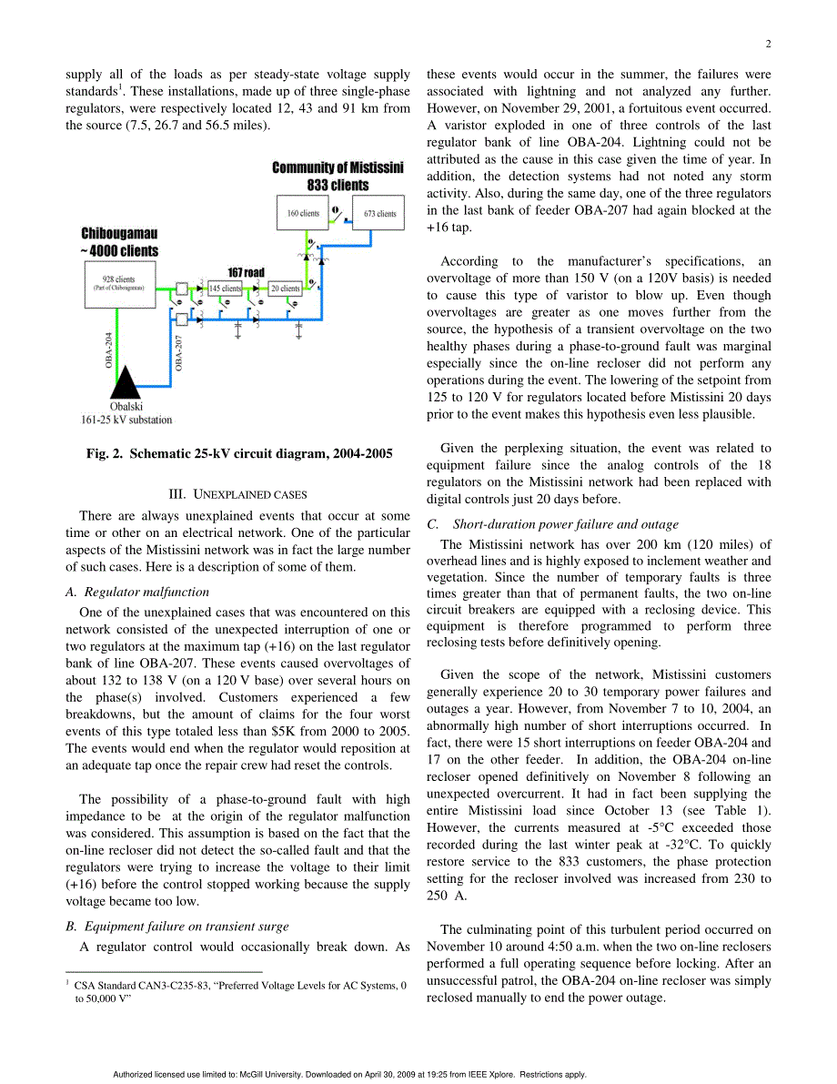 太阳磁暴对配电网的影响研究_第2页