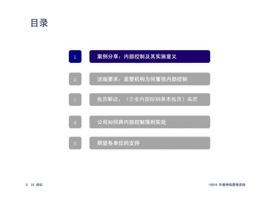 华普坤铭管理咨询安徽铜峰电子股份有限公司《企业内部控制基本规范》实施培训课件_第2页