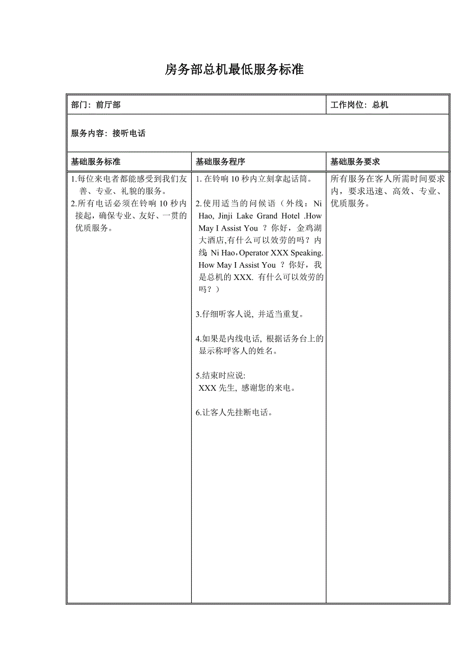 新总机最低服务标准_第1页