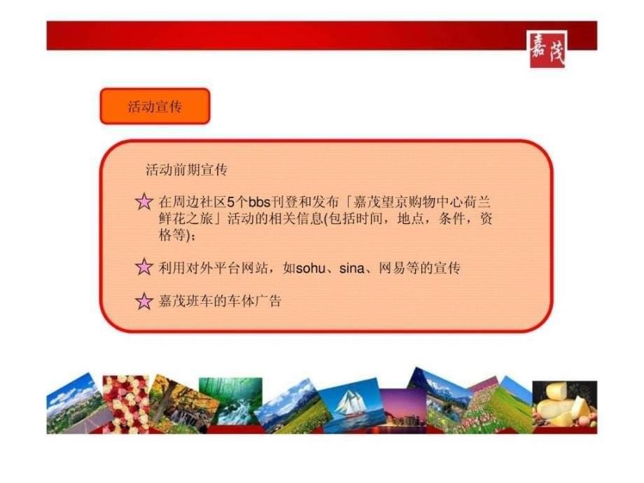 嘉茂购物中心活动策划方案课件_第5页