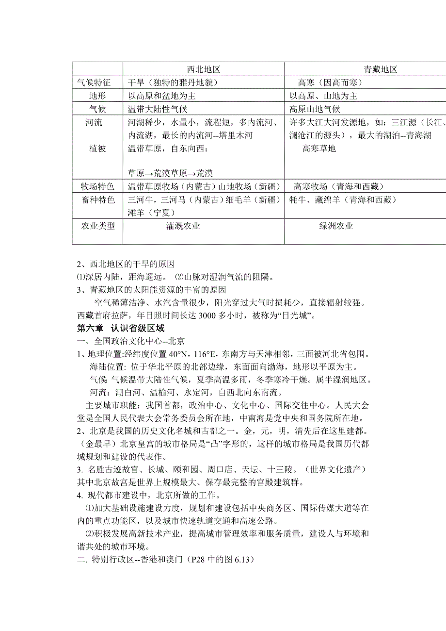 八年级地理复习2_第2页