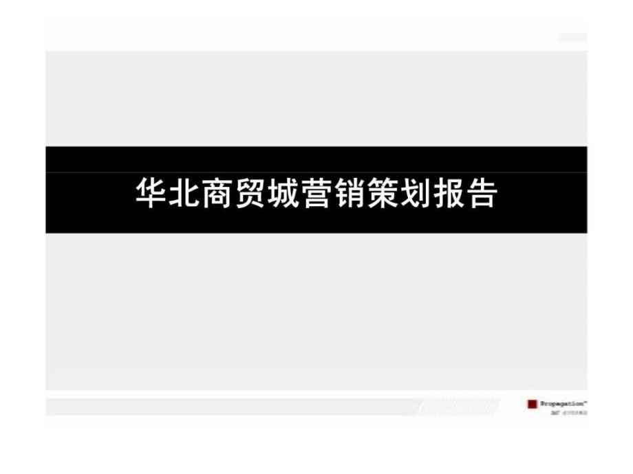 华北商贸城营销策划报告课件_第2页