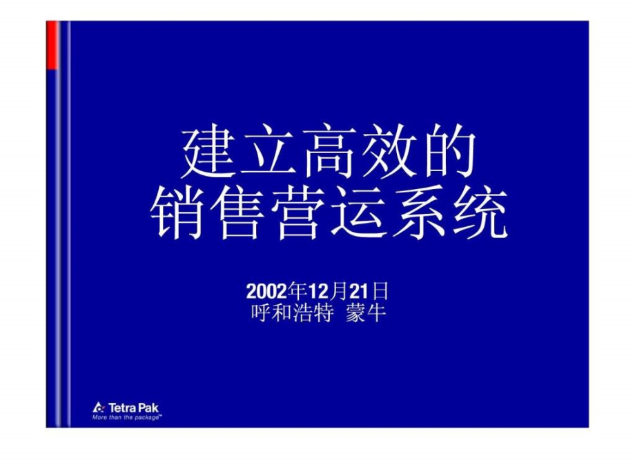 建立高效的销售营运系统课件_第1页