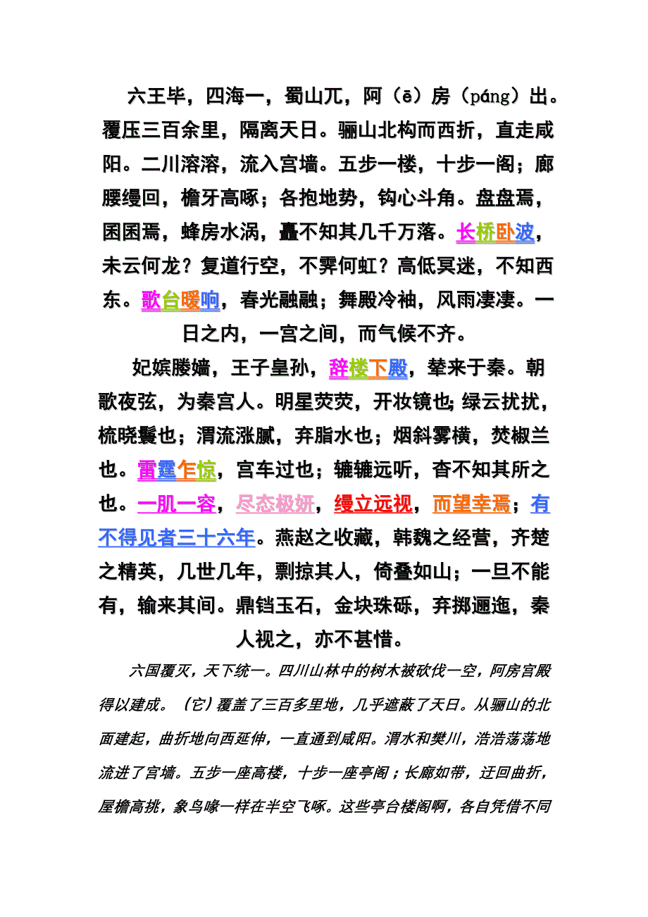 阿房宫赋必读_第1页