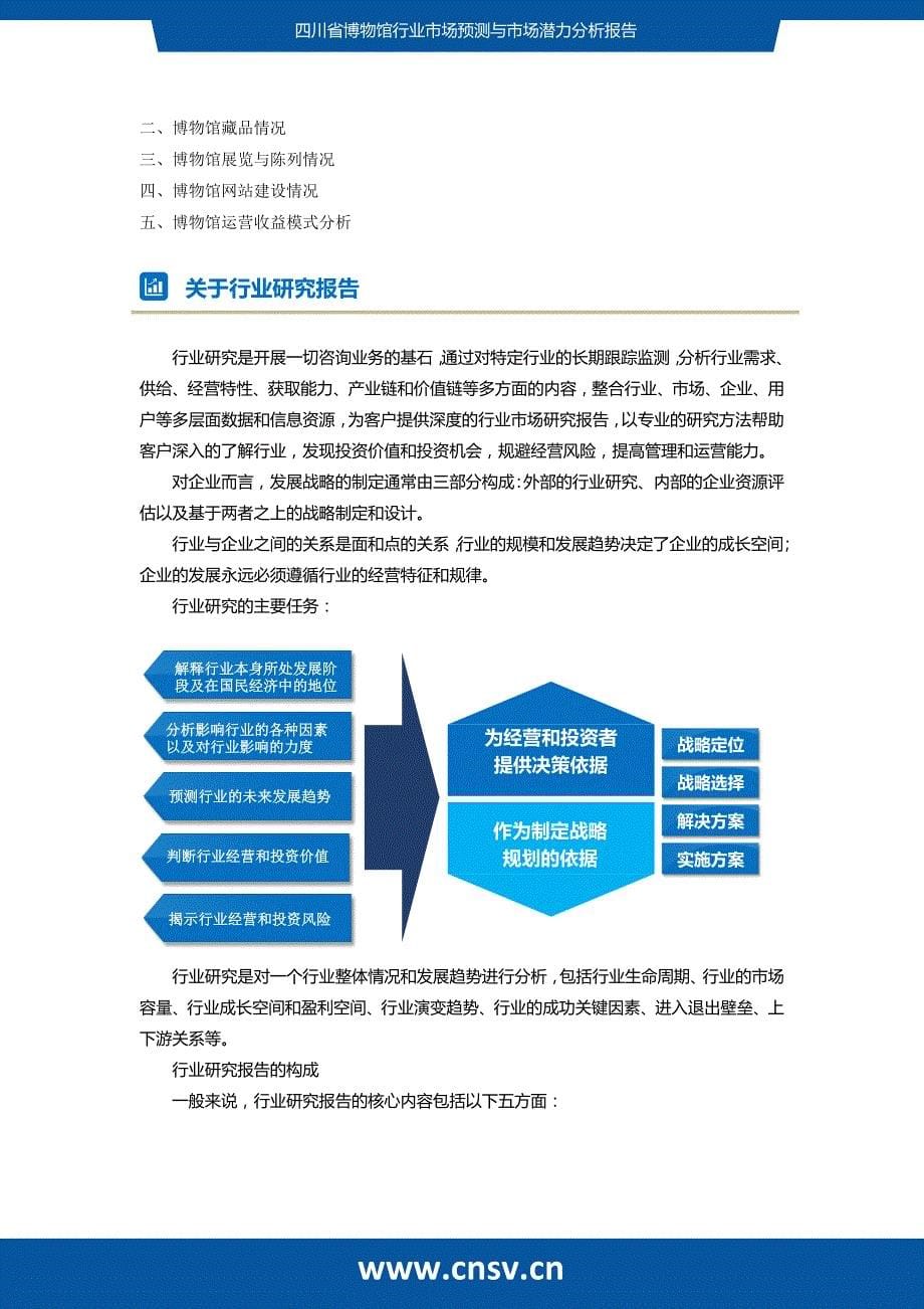 四川省博物馆行业市场预测与市场潜力分析报告(目录)_第5页