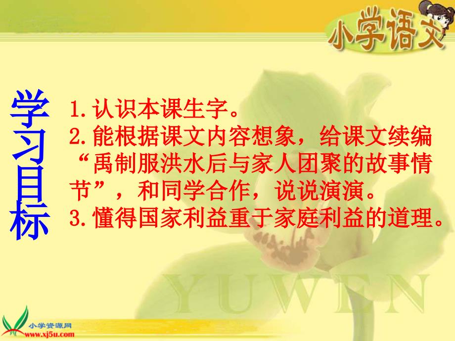 北京版四年级语文下册课件三过家门而不入1_第2页