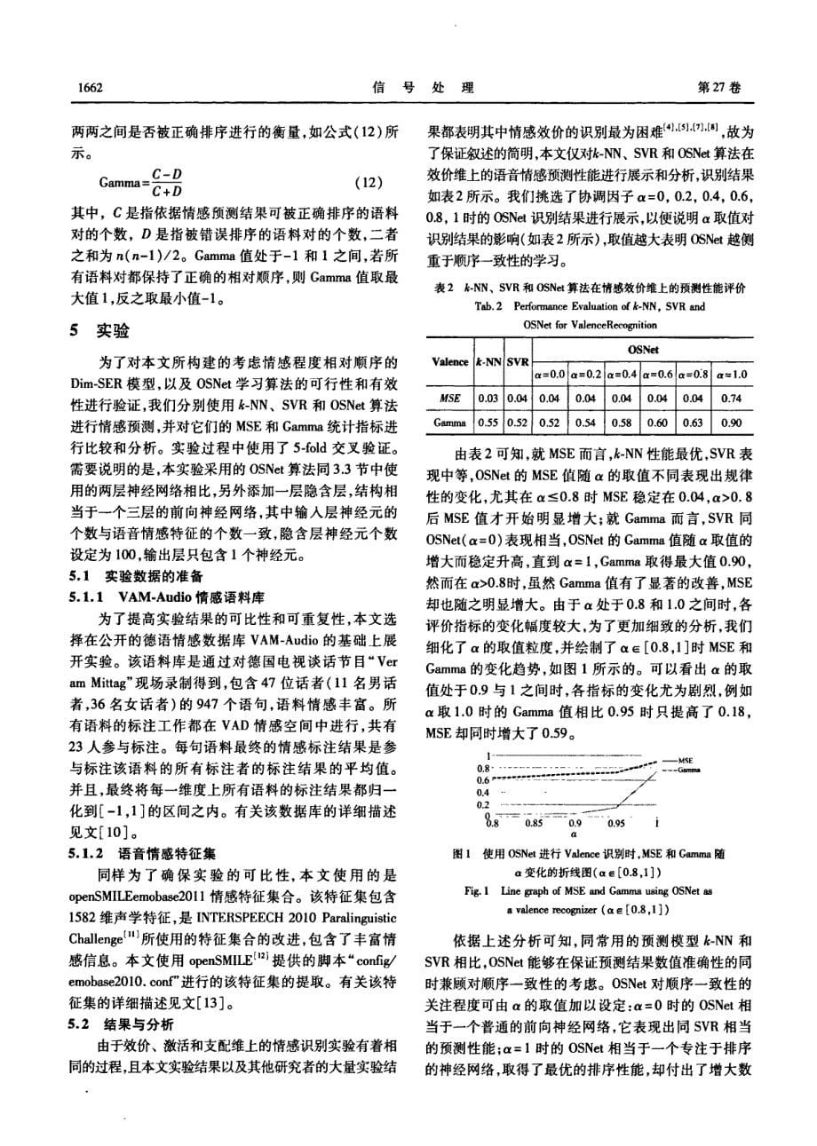 考虑情感程度相对顺序的维度语音情感识别_第5页