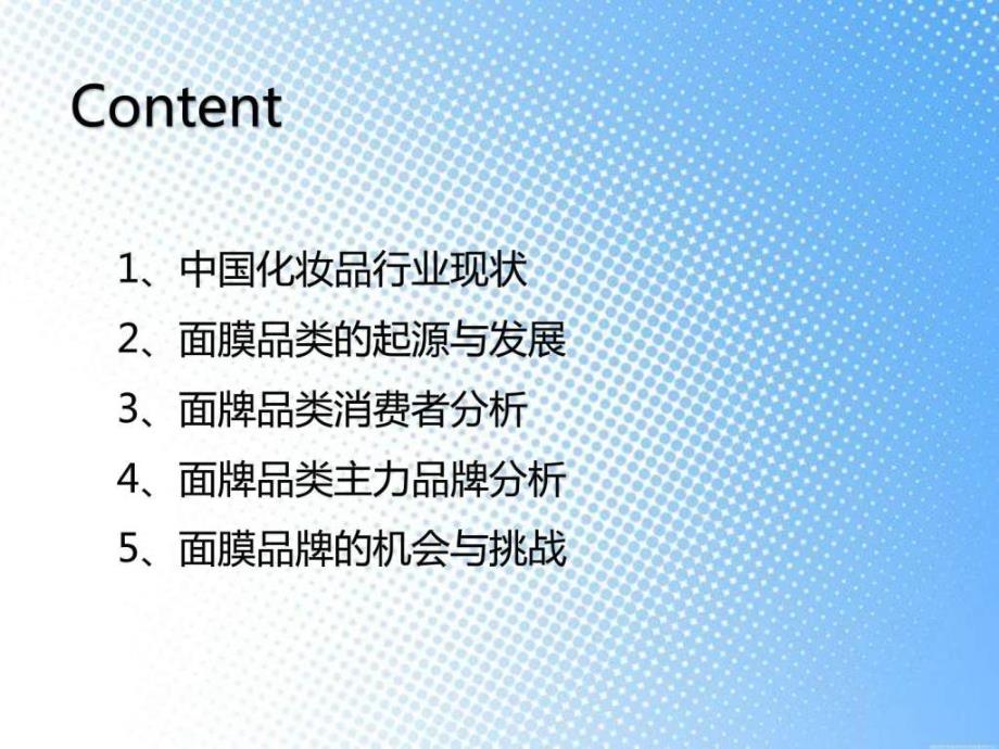 中国化妆品行业面膜品类市场分析报告ppt课件_第2页