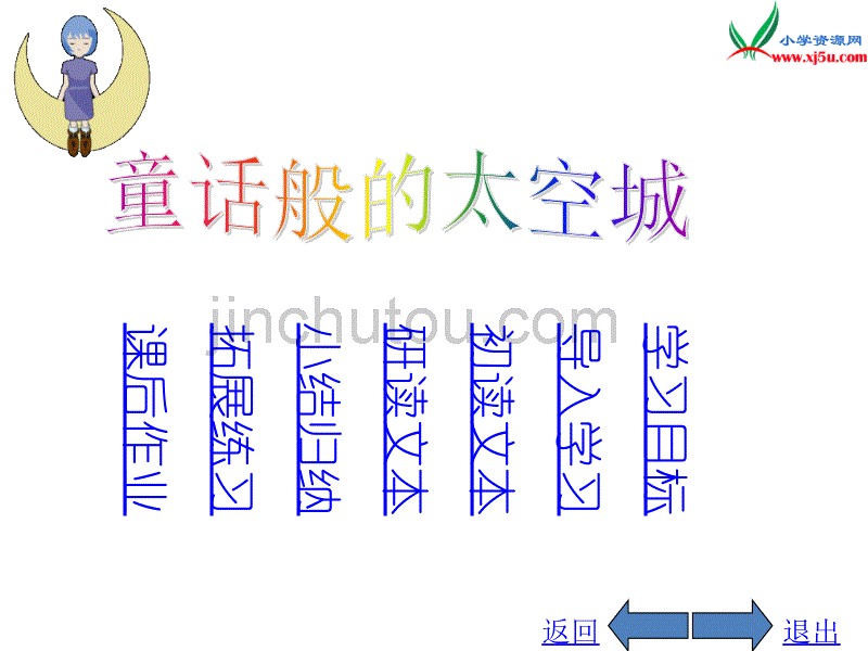 2015年秋六年级语文上册：《童话般的太空城》课件2沪教版_第1页