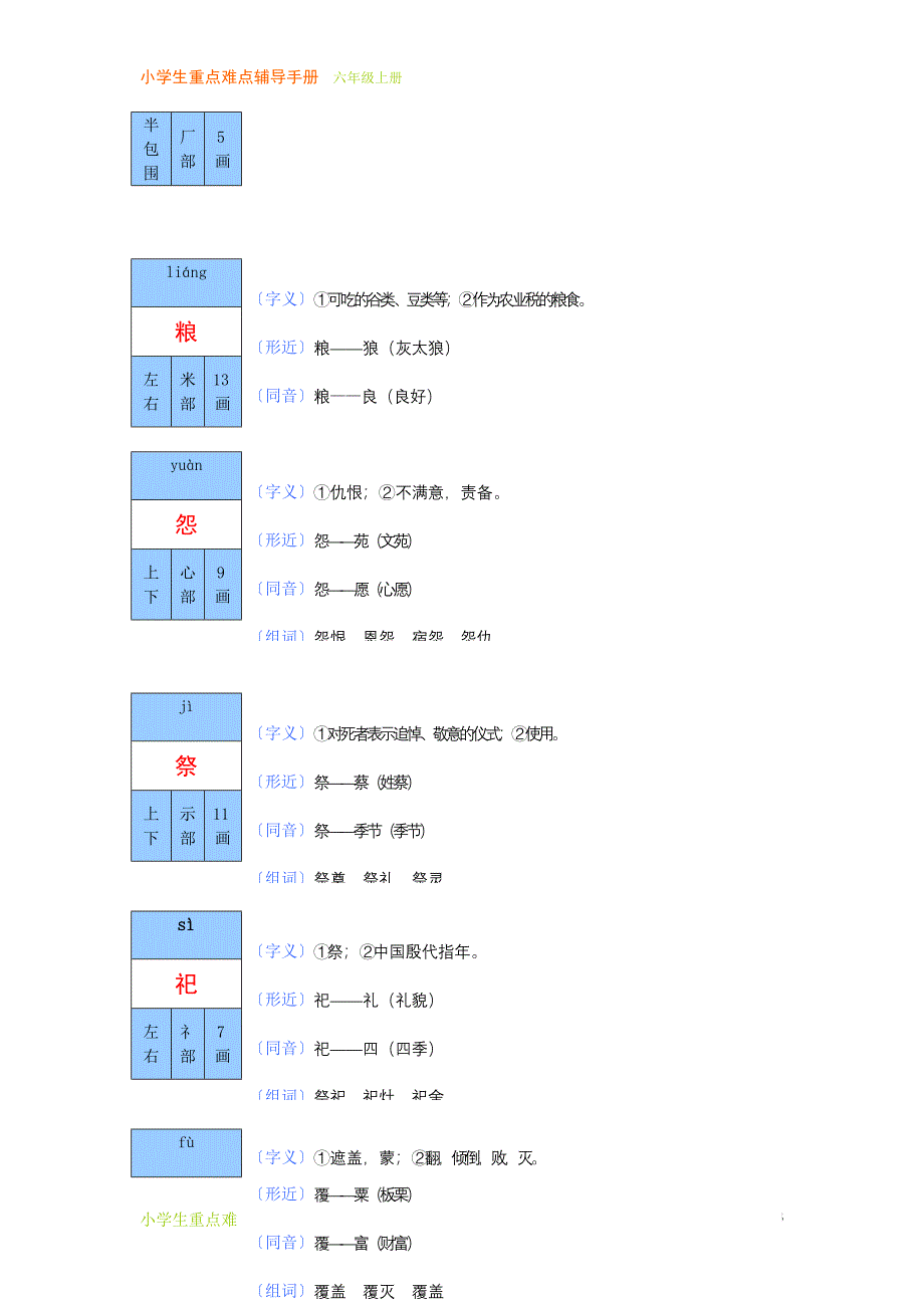 语文s版五上5重难点样张(含测评)_第3页