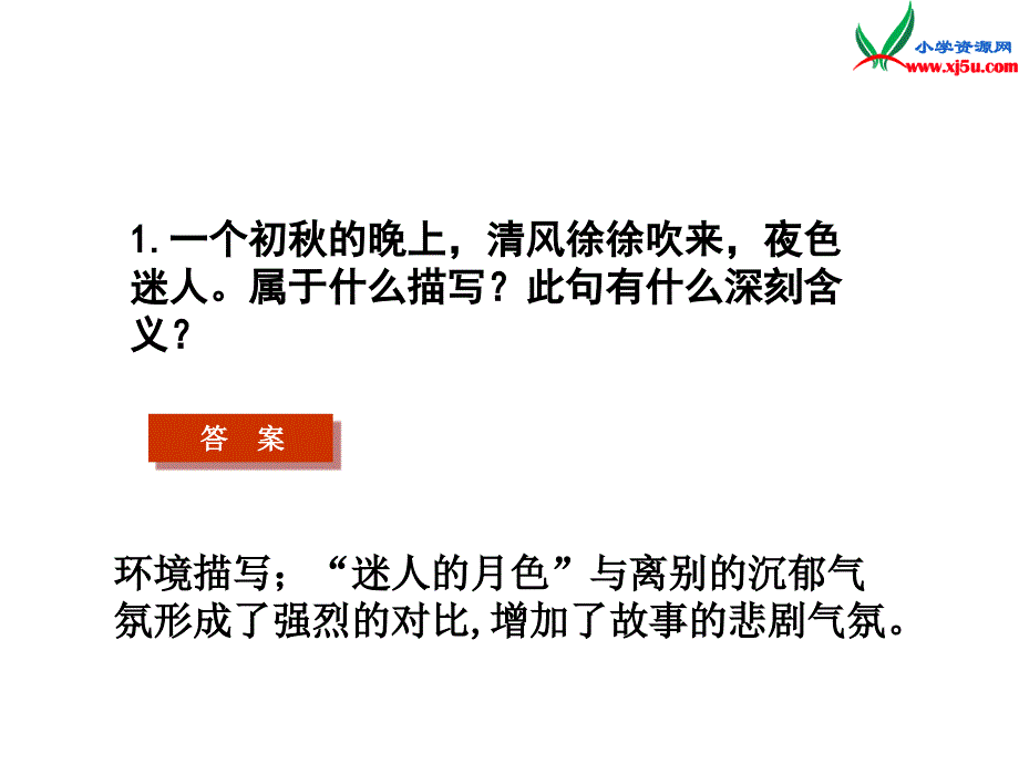 2015年秋六年级语文上册：《离别的礼物》课件2沪教版_第4页