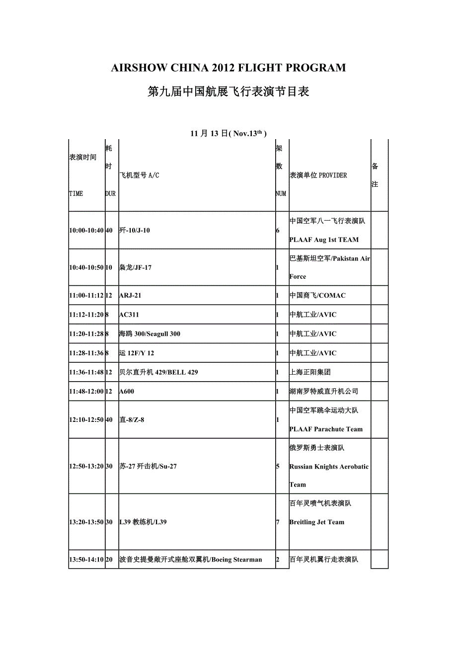 航展飞机节目表_第1页