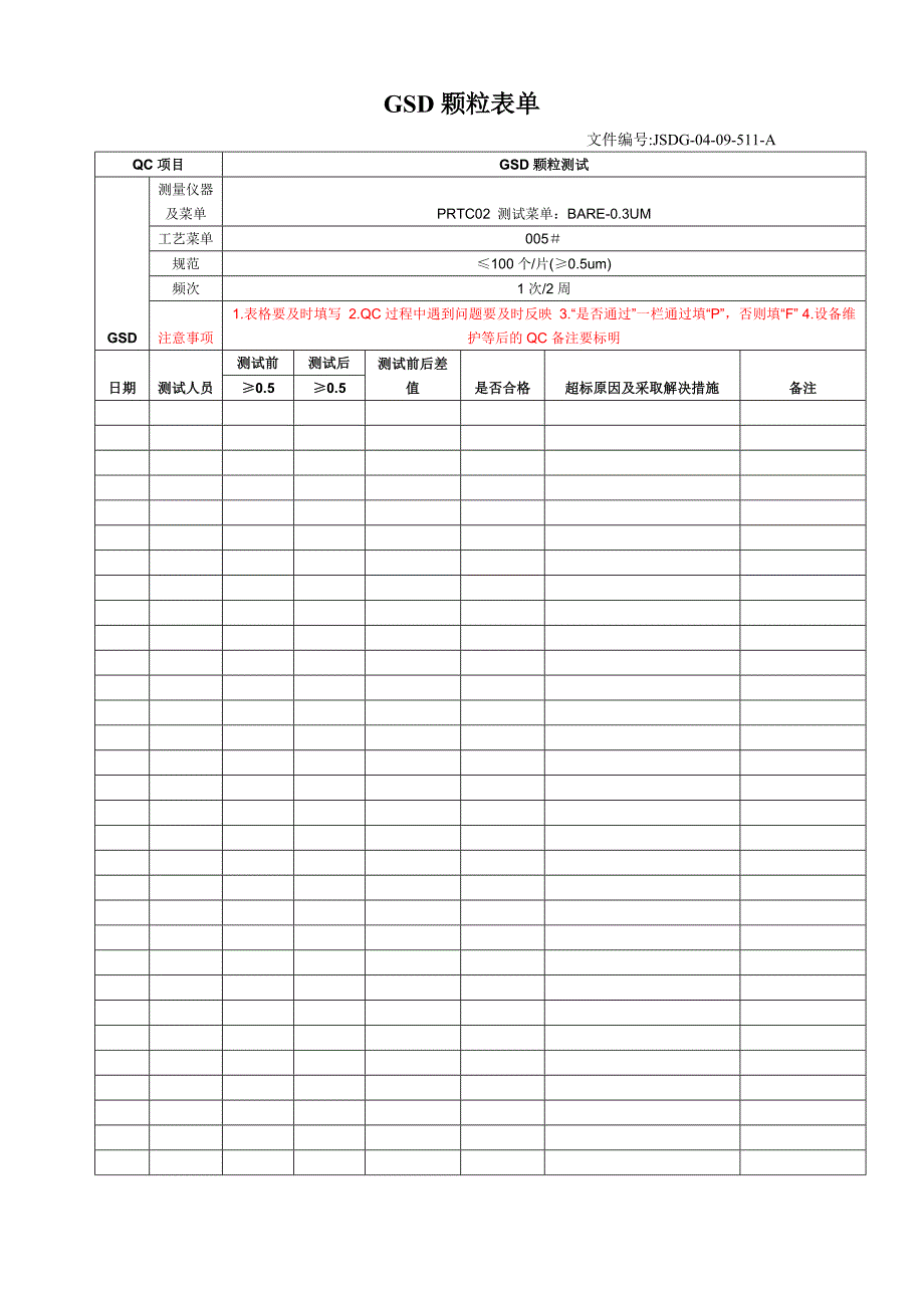 离子注入qc操作表单_第2页