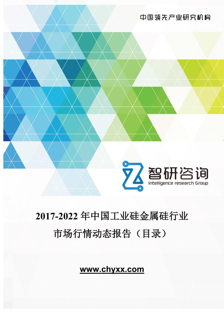 中国工业硅金属硅行业市场行情动态报告(目录)_第1页