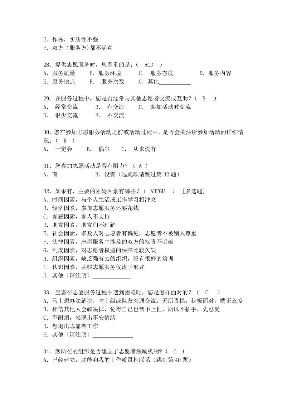 重庆市志愿服务现状调查_第5页