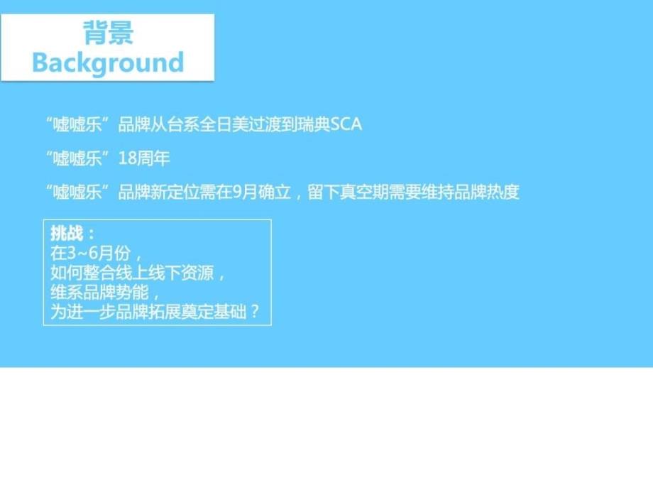 嘘嘘乐2013年上半年度品牌活动策划方案ppt课件_第2页