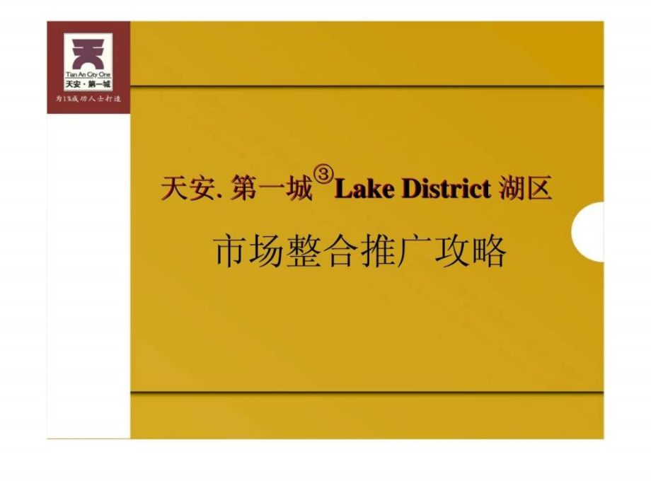 天安第一城lakedistrict湖区市场整合推广攻略ppt课件_第4页