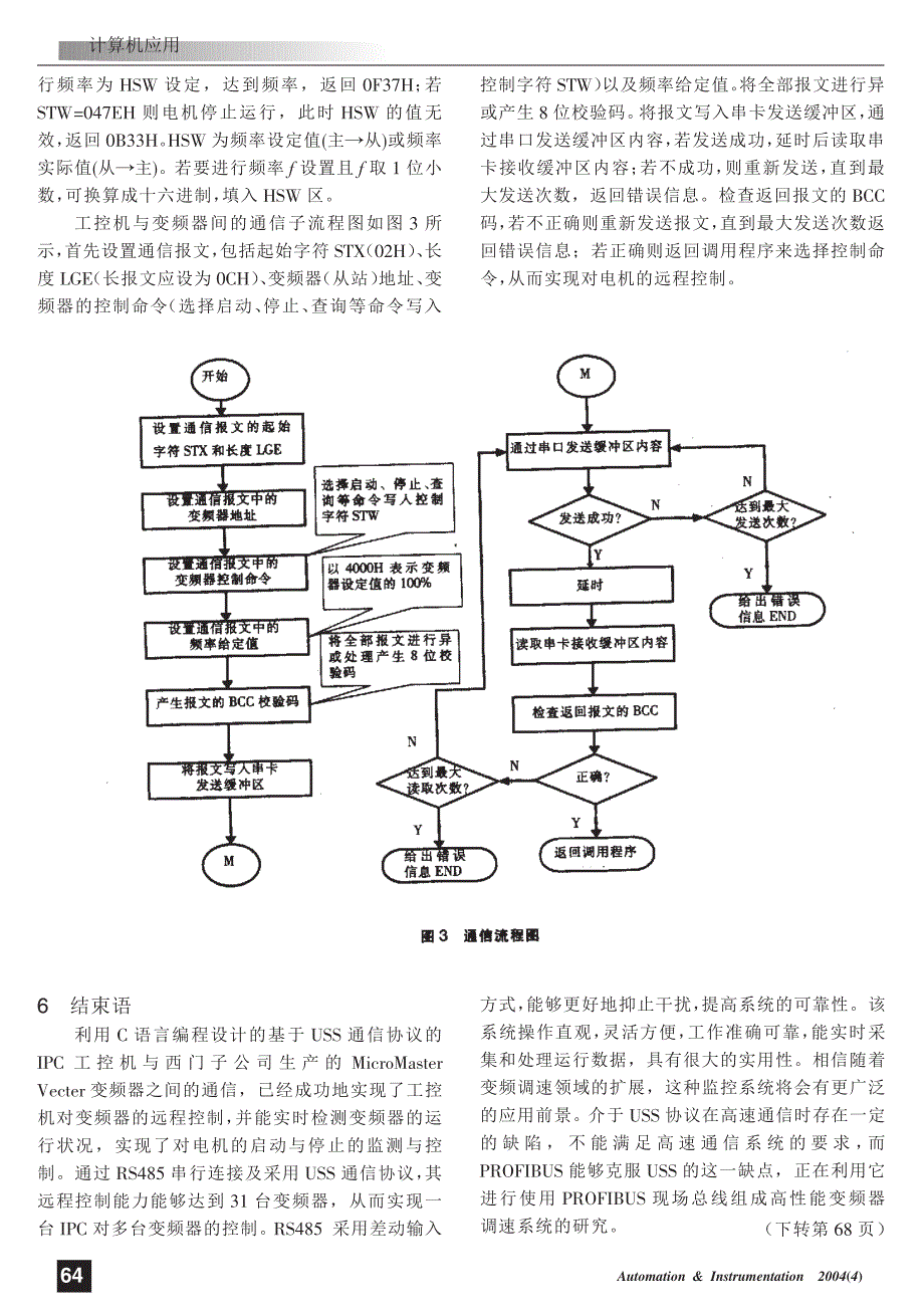 基于uss协议的变频器计算机通信设计_第4页