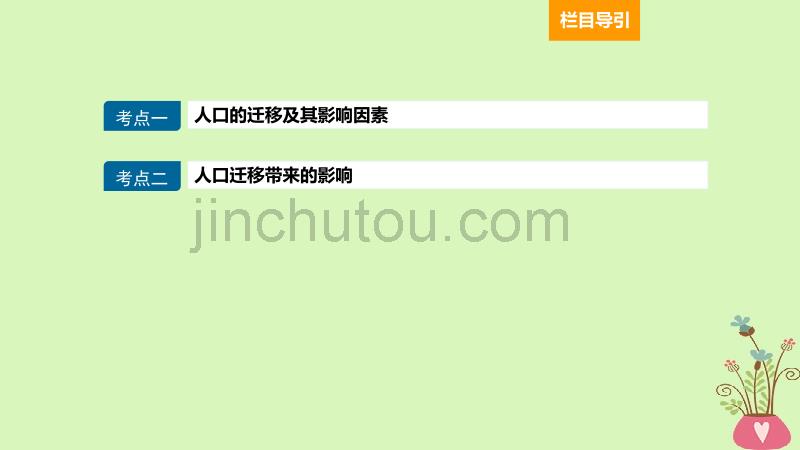 2019年高考地理一轮总复习2.1.2人口的空间变化课件湘教版_第2页