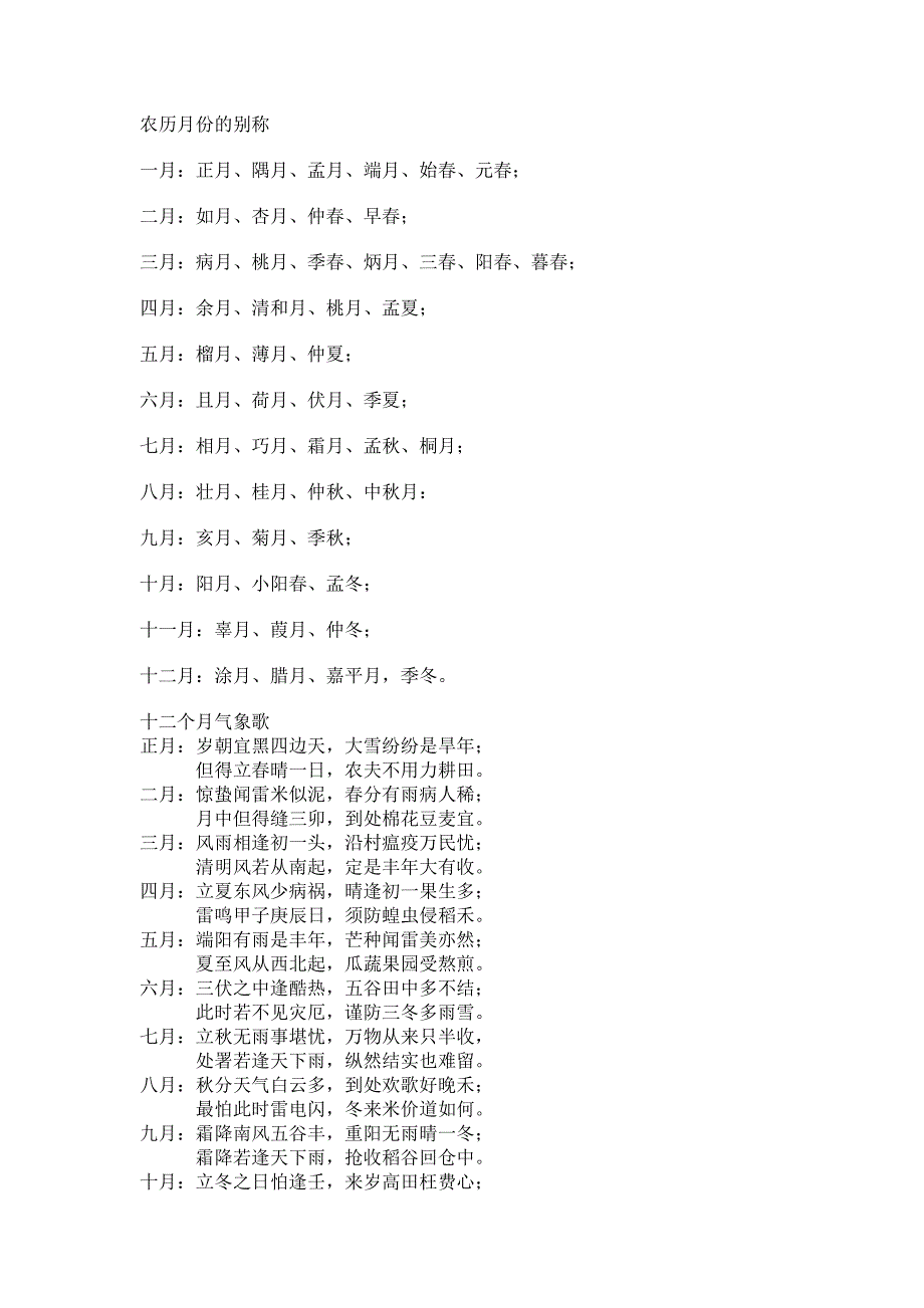 农历月份的别称_第1页