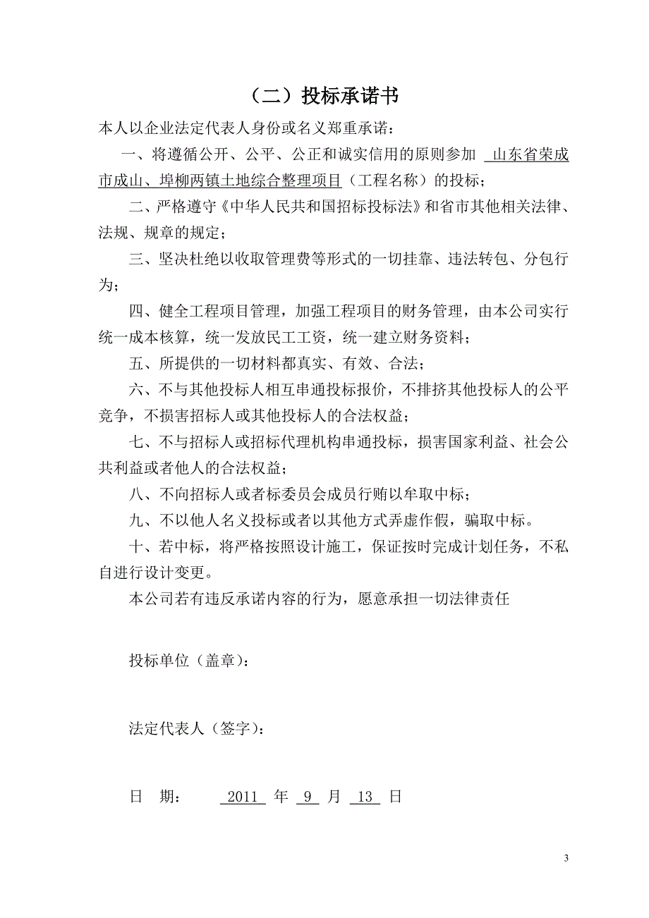 投标文件投标书及证明材料标段3_第4页