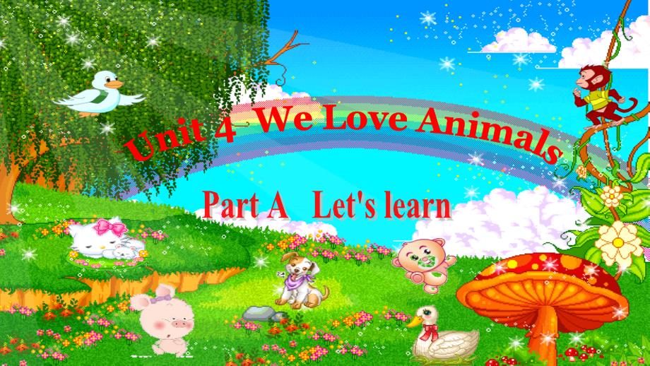 PEP小学英语三年级上册Unit4WeLoveAnimals课件1_第1页