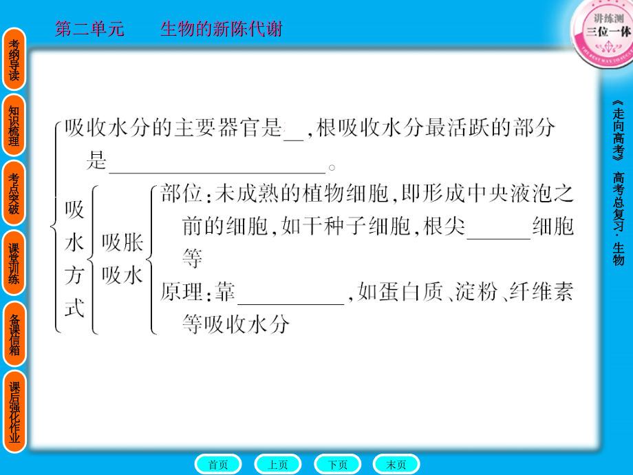 2011年高考生物第一轮总复习2-4_第4页