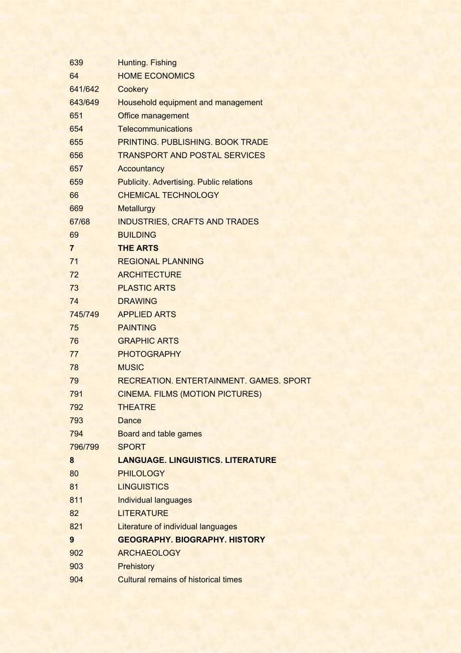 国际十进分类详细表（udc）_第5页