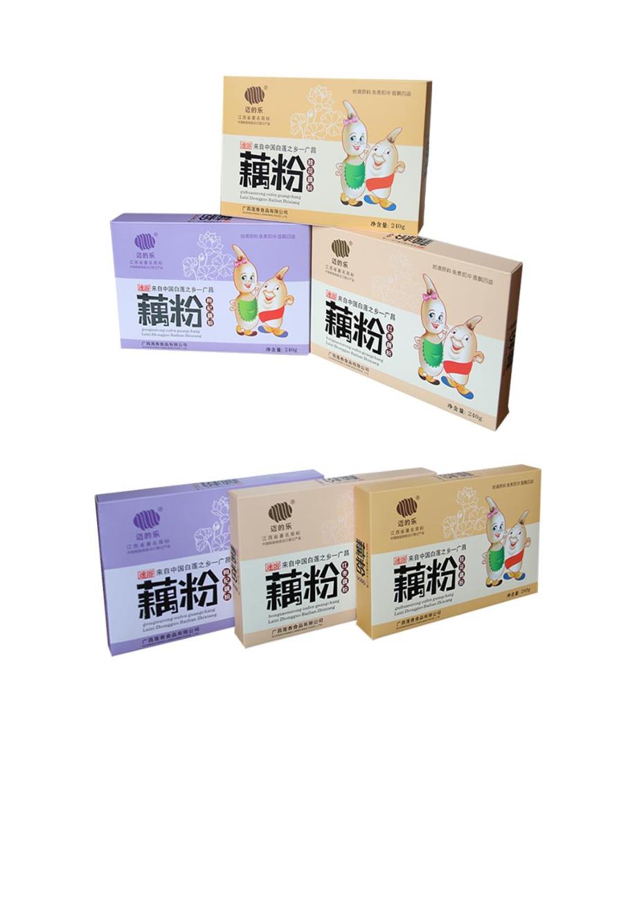 集食惠精选产品：迈的乐藕粉混合口味240g6盒_第4页