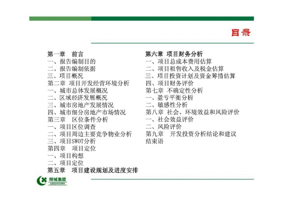 项目可行性研究报告标准模板2010版ppt课件_第2页