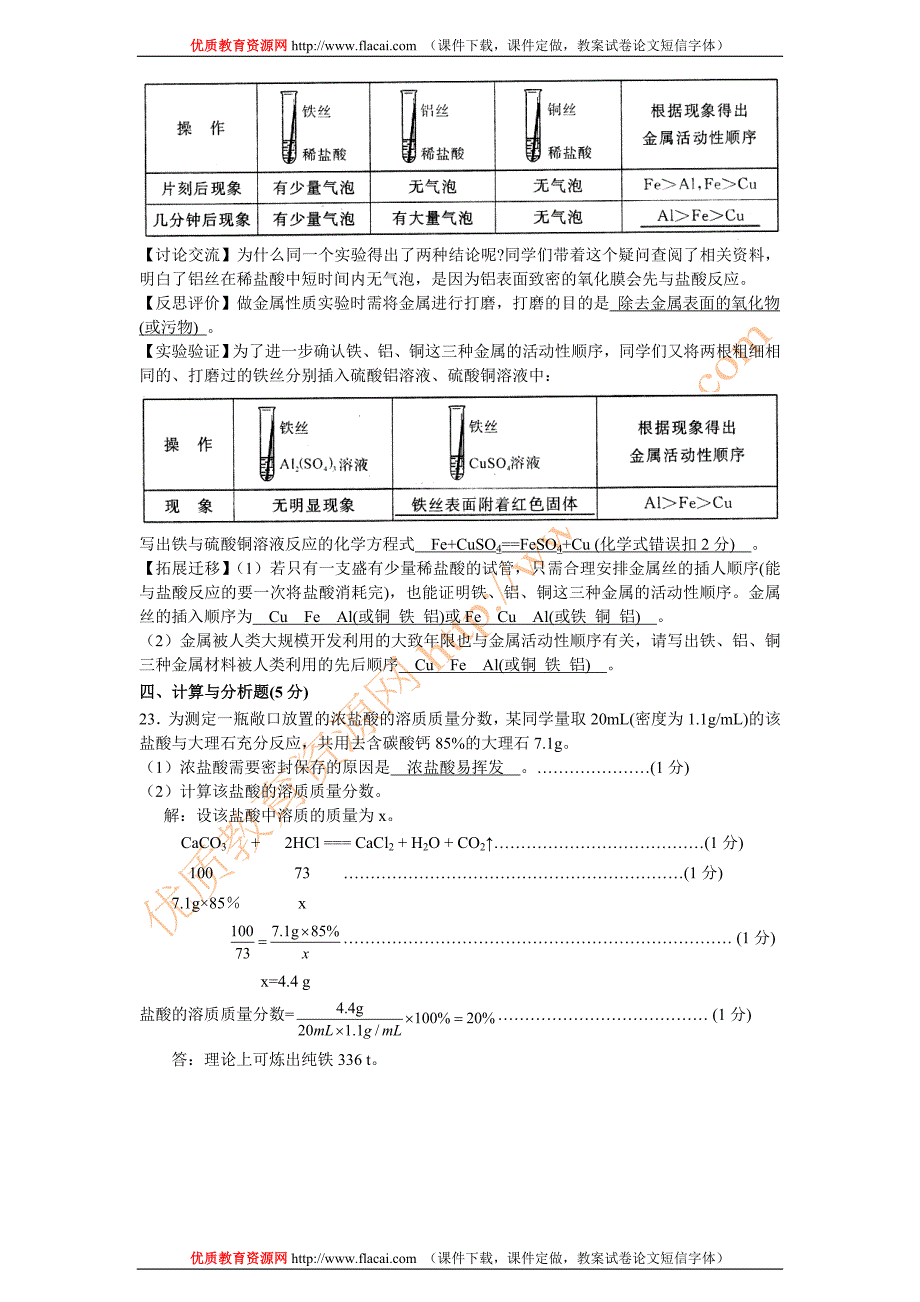 2011年陕西省中考化学试卷-附答案讲解_第4页